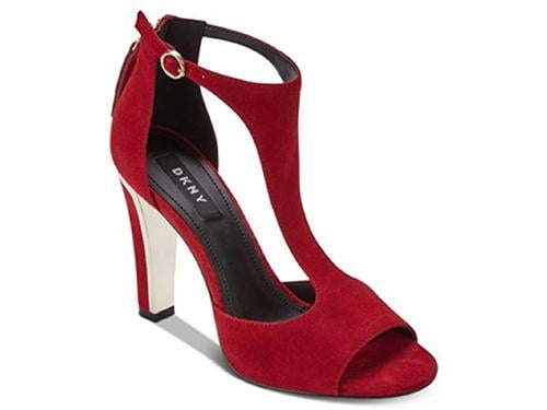 red dkny shoes