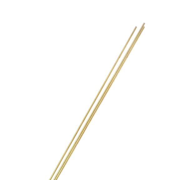 3-Pack 300mm Brass Round Tube, 1mm OD 0.2mm Wall Thickness Seamless Stainless Steel Tubing, Metal Straight Pipe[0.04x0.008x12IN]