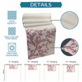 thumbnail image 6 of Spring Flowers Table Runner 72 Inches, Pink Cherry Blossom Branches Plants Beige Bed Runner Dresser Scarves Tabletop for Indoor Outdoor Parties/Ceremony/Banquet, 14" x 72", 6 of 9