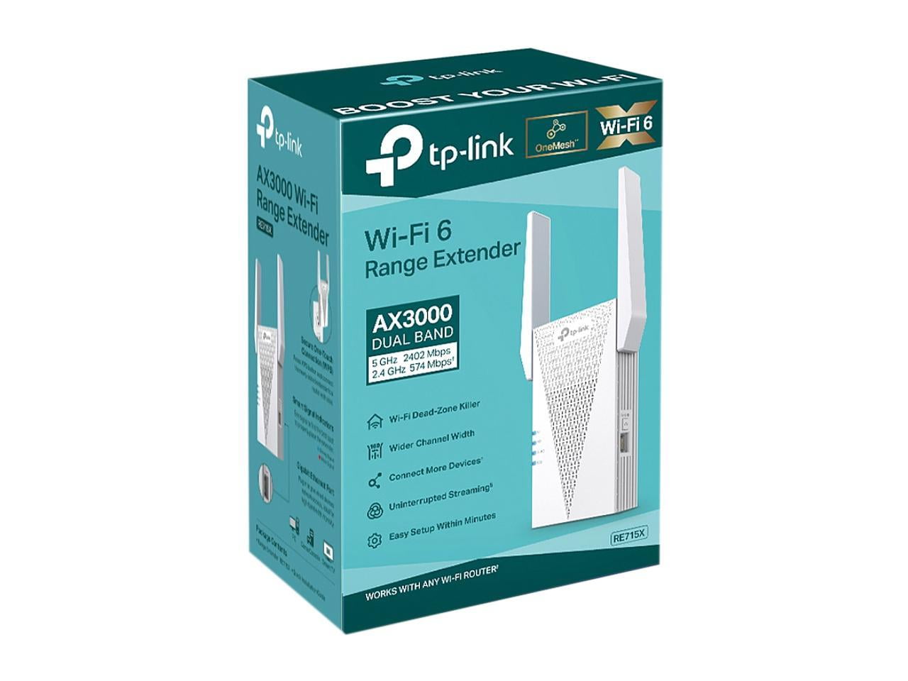 TP-LINK Wi-Fi 6 Range Extender Adapter RE505X - The Home Depot