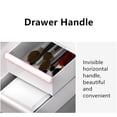 thumbnail image 4 of Makeup Organizer, Cosmetic Desk Storage Box with Drawers Skincare Organizers for Dressing Table, Countertop, Bathroom Counter, Vanity Holder for Brushes, Lotions, Lipstick, Perfume (Pink), 4 of 7