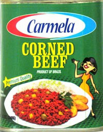 (2 pack) Carmela Corned Beef, Premium Quality, Product of Brazil, 12oz Canned