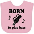 thumbnail image 3 of Inktastic Bass Guitar Music Born to Play Bass Boys or Girls Baby Bib, 3 of 4