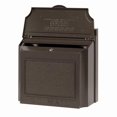 thumbnail image 2 of Whitehall Locking Wall Mounted Mailbox, French Bronze, 2 of 3