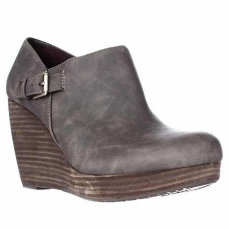 dr booties wedge scholls honor platform womens brown scholl shoes