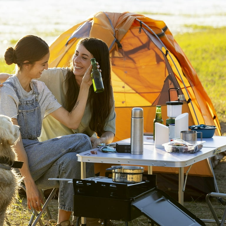 Camping Furniture Folding Adjustable Camping Table Timber Ridge