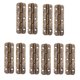 thumbnail image 2 of 10 unids Antiguo Gabinete de Bronce Puerta Equipaje Bisagra Larga 6 Agujeros Decoración Vintage Caja de madera Bisagras Muebles Accesorios 51 * 16mm, 2 of 6