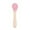 Pink, variant on XKHBDL Silicone Baby Spoons - First Stage Infant Feeding Utensils with Soft-Tip, Kitchenware for Parent & Self-Feeding, Ultra-Durable, Dishwasher Safe, Travel Case