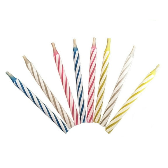 BallsFHK Funny Trick Relighting Candle 10 pcs Birthday Cake Decors Prank Party