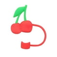 thumbnail image 1 of Bouchons de Paille en Silicone en Forme de Fruit Accessoires de Tasse Design Étanche, 1 of 4