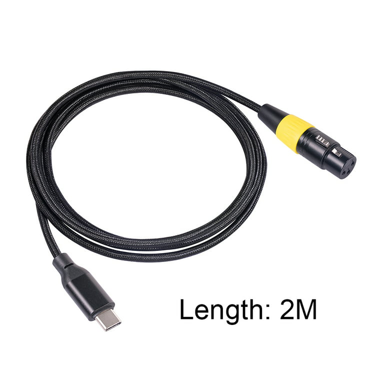 USB C To XLR Female Cable Low Noise HIFI Plug And Play Microphone Cable