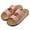 Pink, variant on Roxoni Women's Fashion Double Buckle Indoor/Outdoor Sandal