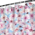 thumbnail image 4 of Waterproof Pioneer Shower Curtain 72x84 Inch Polyester Unique Cute Floral Shower Curtain for Bathroom Hotel Home Decor with 12 Plastic Hooks, 4 of 5
