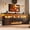 Brown, variant on ChVans 70.8" Farmhouse Fireplace TV Stand for TVs up to 80" with 36" Electric Fireplace, 32" Tall Entertainment Center with Power Outlet/LED Lights, Media Console w/Sliding Barn Door for Living Room