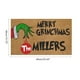 thumbnail image 2 of Cateissary Christmas Floor Mat Cute Cartoon Party Nonslip Restaurant Kitchen Hotel Holiday Door Room Living Home Dining Carpet Kits de decoración para fiestas Numero 3, 2 of 6