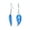 Silver-Blue, variant on Bling Jewelry Womens Inspired Dangle Gemstone Earrings with Opal Inlay