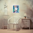 thumbnail image 3 of Stephen Chambers 12x14 White Modern Wood Framed Wall Art Titled - Bowie 2, 3 of 6