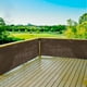 thumbnail image 4 of Toldo rectangular parasol 1 unidad, toldo para patio, tela de protección solar para área de piscina y jardín (Café), 4 of 6