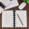 thumbnail image 4 of 12Pcs 53mm Book Binding Discs Black Plastic Round Transparent Binder Discs Discbound Expansion Discs Buckle Hoop Flexible Loose Leaf Binder Rings for Notebook Planner Documents, 4 of 9