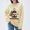 Yellow, variant on Danhjin Christmas Sweater Tops for Women Print Oversized Crew Neck Long Sleeve Fall Winter Pullover Shirts Fashion Comfy Soft Loose Cozy Loungewear Outdoor Knitwear Blouses