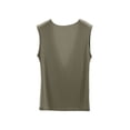 thumbnail image 5 of Yourumao Wrap Tank Tops for Women Ruched Cross Front V Neck Tanks Lightweight Solid Casual Camisoles Plus Size Blouse for Summer Lounge, 5 of 8
