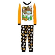 Minecraft Boy's, Girl's Halloween Themed Cotton Pajama Set, Size 10