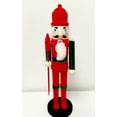 thumbnail image 1 of Cascanueces Navideño de 28 cm con Traje Rojo y Verde – Figura Decorativa Tradicional en Madera, Ideal para Decoración Festiva, Colección y Regalos de Navidad en el Hogar, 1 of 5