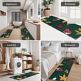 thumbnail image 5 of Red Mushroom Leaf Green Pattern Kitchen Rugs Sets Of 3,Kitchen Runner Rugs Non Skid Washable,Decorative Kitchen Floor Mats for Kitchen,Sink,Laundry,17"x30"+ 17"x47" + 17"x59", 5 of 6