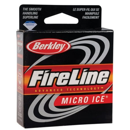 50 Yd, pound test 10/4, Crystal) - Berkley FireLine Micro Ice, 10lb, 4.5kg, 50yd, 45m Superline - 10lb, 4.5kg - 50yd