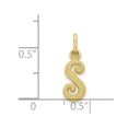 thumbnail image 3 of Diamond2Deal 10K Pendentif Initiale en Or Jaune pour Femmes, 3 of 5