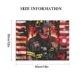 thumbnail image 3 of Patifu Firefighter Fire Truck Fine Art Aesthetic Poster & Print Wall Painting for Home Office Decor 16x12in, 3 of 6