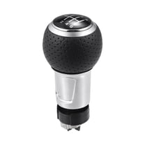 Unique Bargains Gear Shift Knob 6 Speed Manual Gearbox Stick Shifter Lever Knob for Audi B8 07-15 Plastic Black