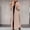 Beige, variant on Jesvior Women'S Long Sleeve Cardigan Coat Suit Collar Solid Button Down Overcoat Casual Windbreaker Jacket with Pockets for Daily Party