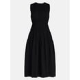 thumbnail image 5 of Time and Tru Women's Sleeveless Smocked Midi Dress, Sizes XS-XXXL, 5 of 5