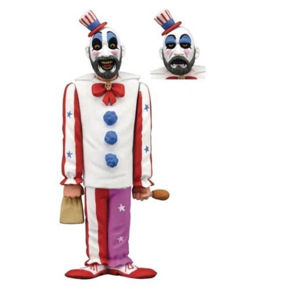 NECA Plastic Captain Spaulding from House of 1000 Corpses Film collectible Figure, 6 in, 1 lb