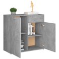 thumbnail image 3 of vidaXL Sideboard Concrete Grey 80x36x75 cm Engineered Wood, 3 of 5