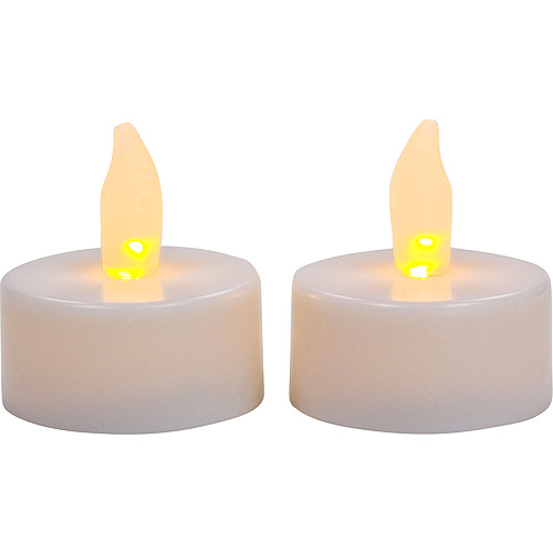 Candle Impressions, Inglow Flameless Tea Lights, White, 10 Pack