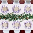 thumbnail image 7 of Ryvnso Lavender Flowe Round Plate Mats Dining Table Placemat Set of 4 for Holiday Decoration, 7 of 7