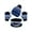 Blue, variant on GRNSHTS Winter Kids Hat Scarf Gloves Set Knit Fleece Lined Beanie Neck Warmer Mittens for Toddler Boys Girls 3-8 Years (Blue)