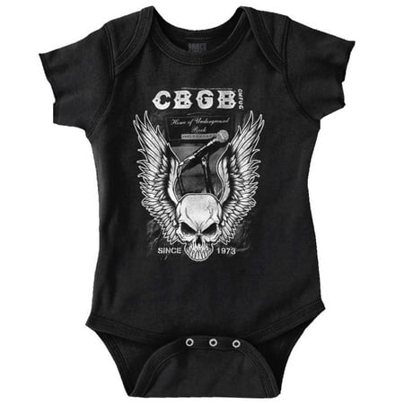 

Brisco Brands CBGB NYC 1973 Underground Rock Youth Baby Romper Bodysuit