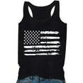 thumbnail image 3 of Uooqdmx Loose Tank Tops for Women, 4th of July Outfits for Women, Patriotic Tops for Women, American Flag Tank Top Women, Summer Tank Tops for Women, Black 2 M, 3 of 4
