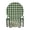 Green Gingham Pattern, variant on Haosy Set of 6 Drink Woven Coaster with Holder Heat Resistant Non-Slip Bar Coasters 4 Inches Purple Gingham
