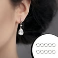thumbnail image 2 of pitrice 10 Pairs Ear Wire Converter with Loop Adjustable Multiple Clip-on Earring Findings Painless Invisible Earrings Adapter No Hanging Steel 13MM, 2 of 7