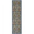 thumbnail image 3 of Nourison Allur Persian Navy Multicolor 2'3" x 7'6" Area Rug, (2x8), 3 of 8
