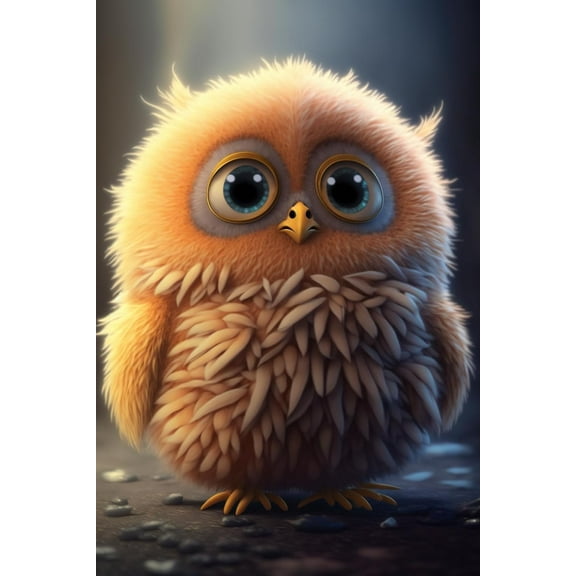 Cute Little Owl 500 Pieces Jigsaw Puzzle for Adults, Challenging Jigsaw Puzzle Daring to Try, DIY Family Entertainment Interactive Fun Jigsaw Puzzle Gift, Art Home Decor