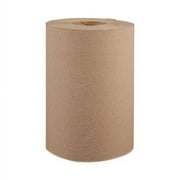 Windsoft Hardwound Roll Towels, 1-Ply, 8" x 350 ft, Natural, 12 Rolls/Carton