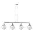thumbnail image 2 of Innovations Lighting 214-S-8 Beacon Beacon 4 Light 53" Wide Linear Chandelier - Chrome, 2 of 7