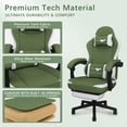 thumbnail image 6 of Auxe Gaxe Gaming Chairs for Adults with Footrest,Ergonomic Fabric PC Gaming Chair,High Back Reclining Computer Desk Chair with Lumbar Support and Headrest, 6 of 9
