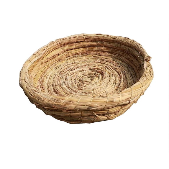 Bedroom Parrot Warm Handmade Straw Natural Birdcage Parrot Nest Hatch Hut Dove House 1PC