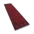 thumbnail image 7 of Hand Knotted Afghan Khal Muhammadi Wool Rug - 2'8'' x 9'7'', 7 of 7